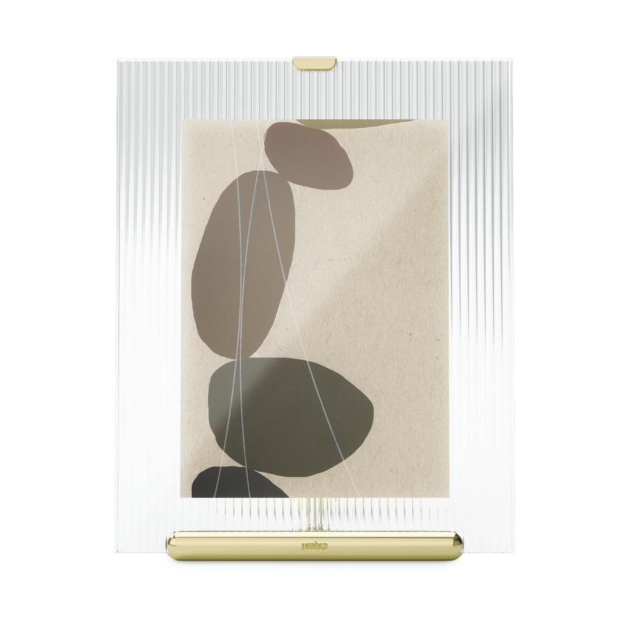 Umbra Flute 13 x 18cm Picture Frame Brass Brass