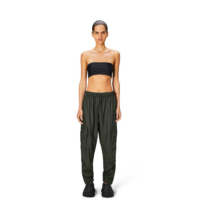Rains Cargo Rain Pants Regular Green S