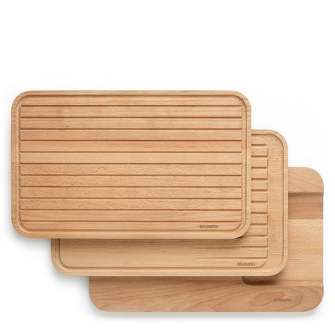 Brabantia Profile Wooden Chopping Board (Set of 3) - Slice & Dice Wood
