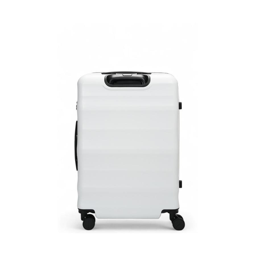 Explorer Luna-Air 63cm Hardside Checked Suitcase White White