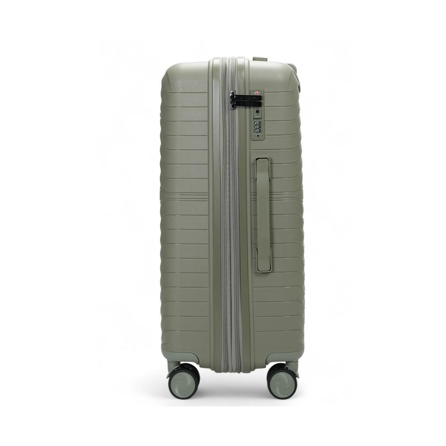 Caselite Summit 65cm Hardside Checked Suitcase Moss Moss