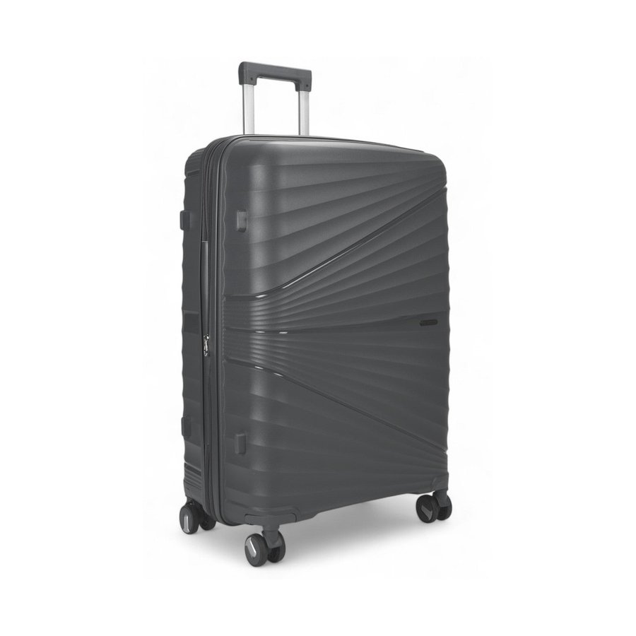 Nomad Aspire 75cm Hardside Checked Suitcase Dark Grey Dark Grey