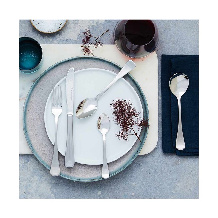 Stanley Rogers Metropolitan 24 Piece Cutlery Set Stainless Steel Stainless Steel