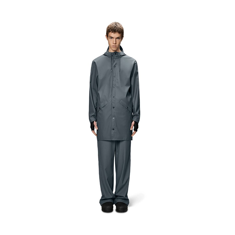 Rains Long Jacket Lagoon S