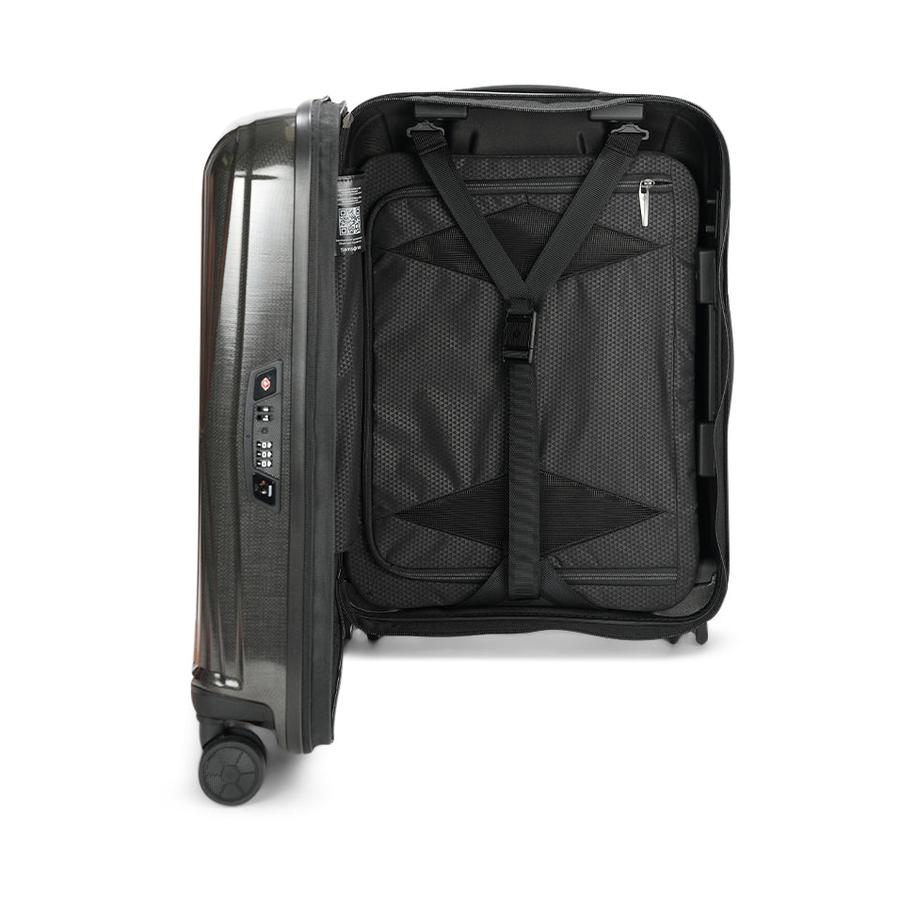 Samsonite Major-Lite 55cm Hardside Carry-On Suitcase Black Black