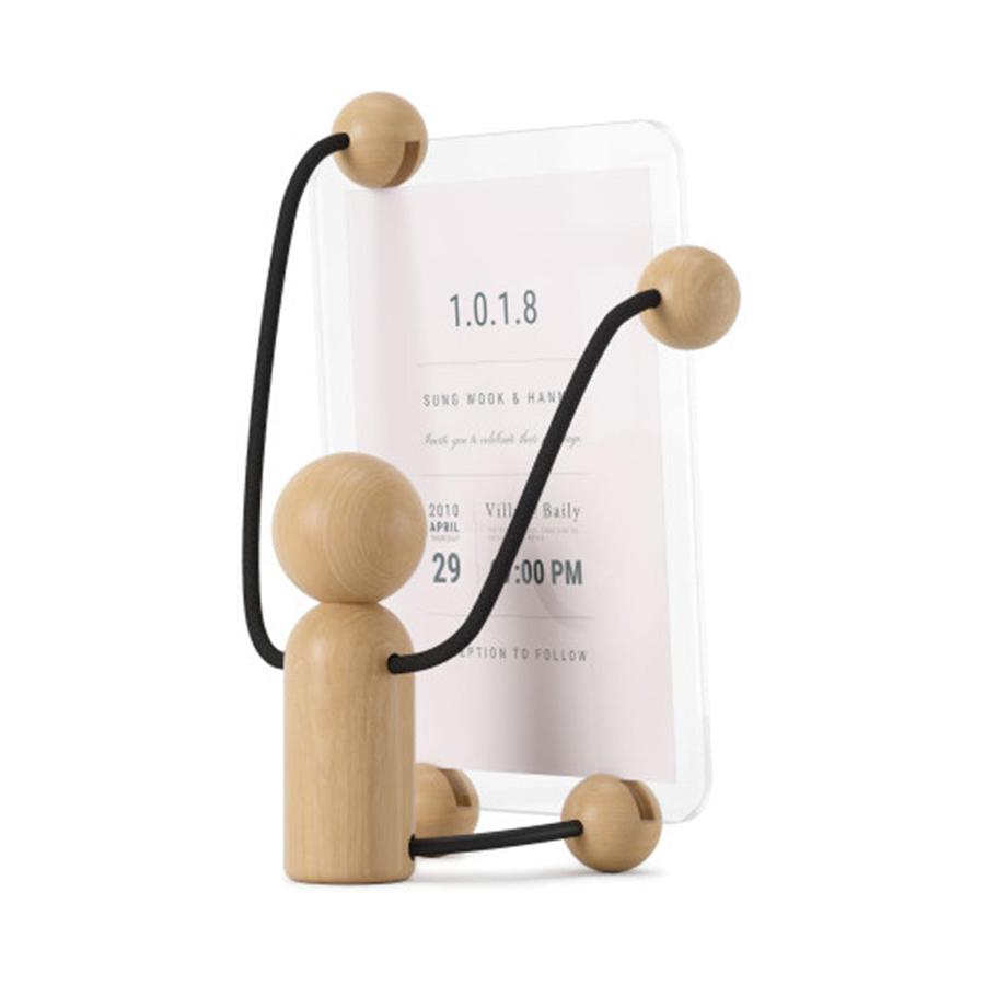 Umbra Woody Picture Frame (13cm x 18cm) Black/Natural Black/Natural