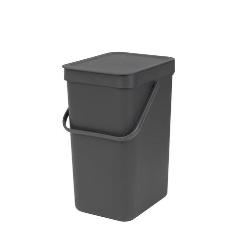 Brabantia Sort & Go Waste Bin (12L) Grey