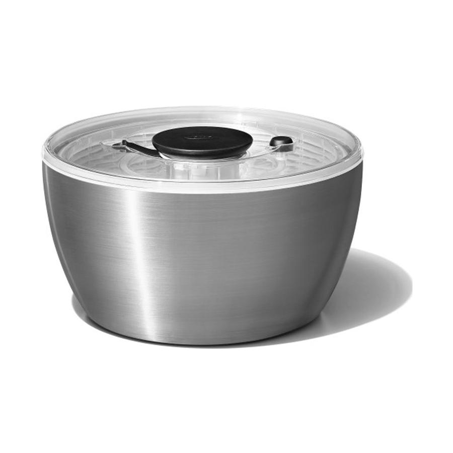 OXO Good Grips Steel Salad Spinner Stainless Steel Stainless Steel