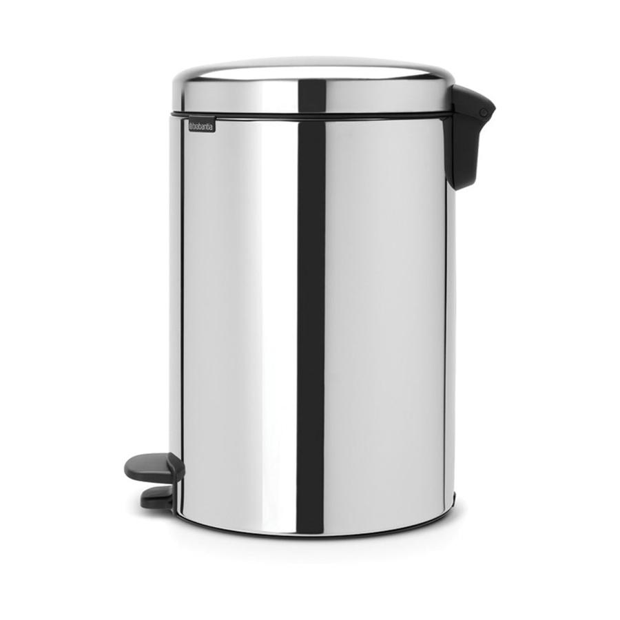 Brabantia NewIcon Pedal Bin (20L) Brilliant Steel Brilliant Steel