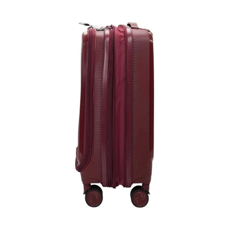 Caselite Venture 57cm Top Open Hardside Carry-On Suitcase Dark Red Dark Red