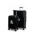 Caselite NZ Kiwi 56cm & 77cm Hardside Luggage Set Black