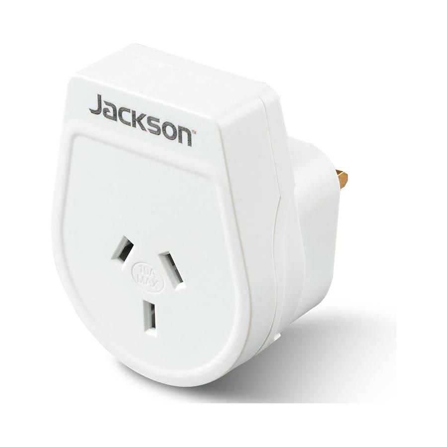 Jackson Outbound Slim Travel Adapter - UK & Hong Kong White White