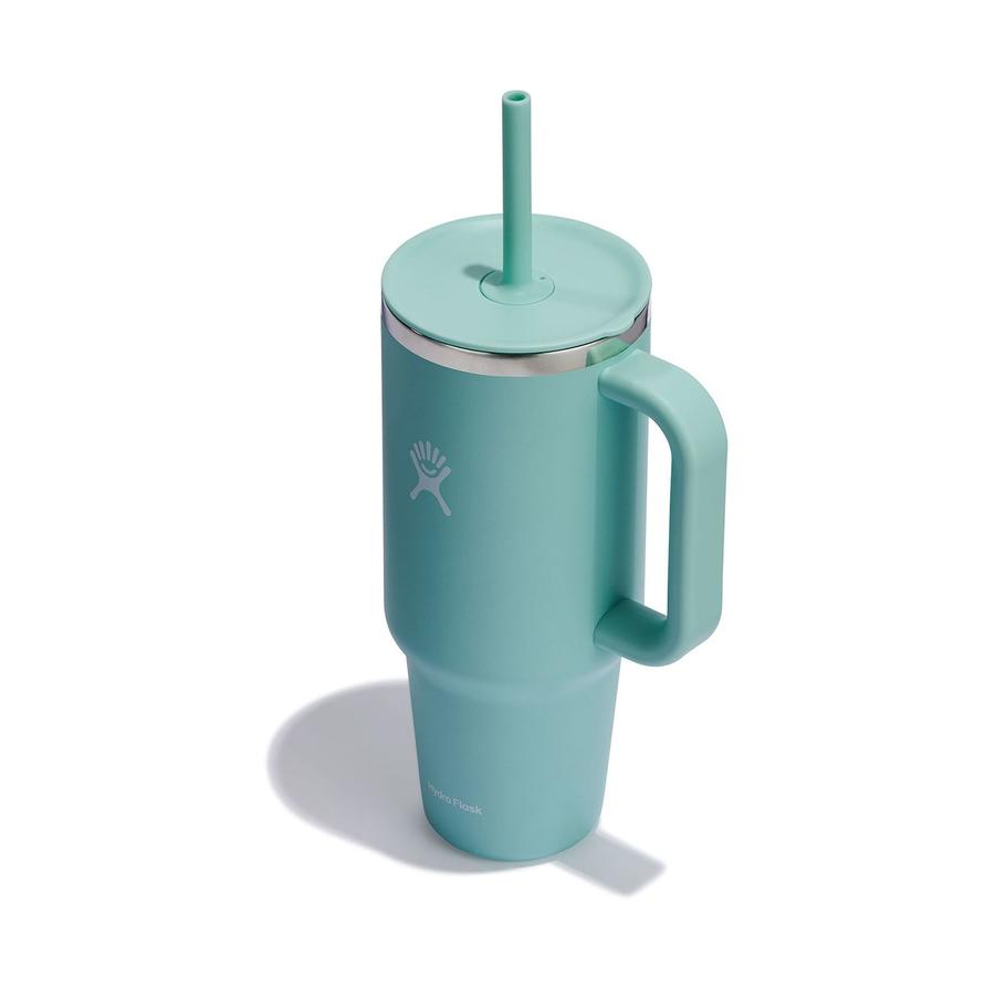 Hydro Flask 40oz (1.18L) All Around Travel Tumbler w/ Straw Lid Dew Dew