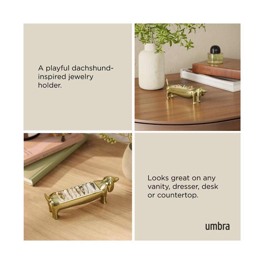 Umbra Daschie Ring Holder Brass Brass