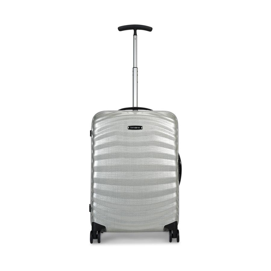 Samsonite Lite-Shock Sport 55cm CURV Carry-On Suitcase Silver Silver
