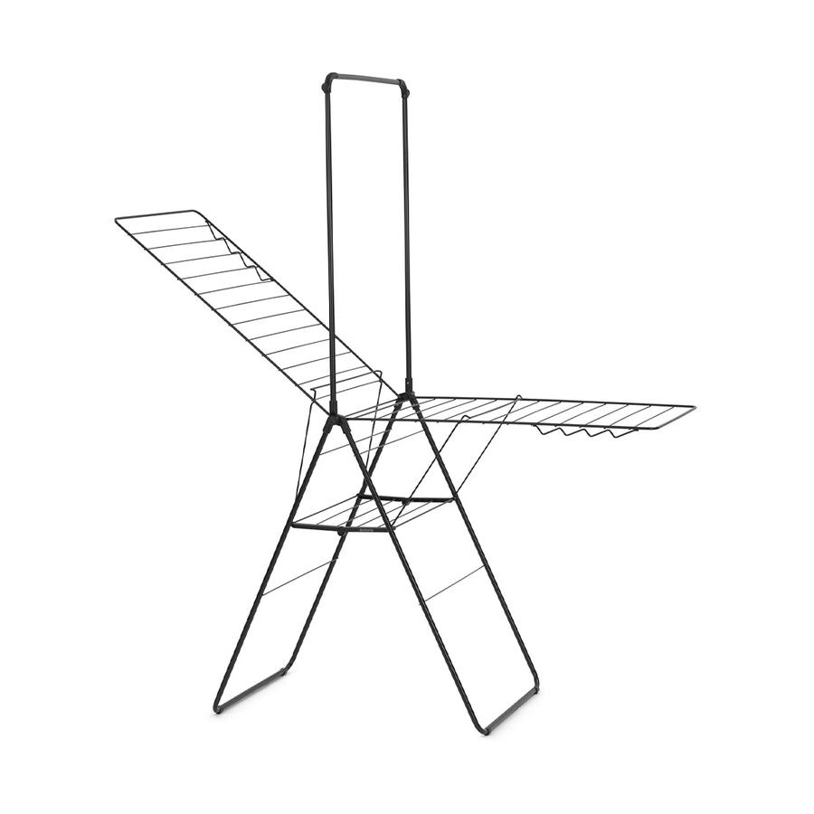 Brabantia Hangon 25m Drying Rack with Rod Matte Black Matte Black