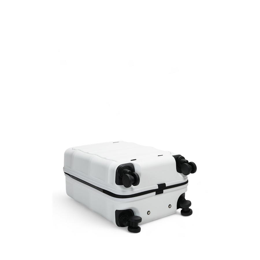 Explorer Luna-Air 55cm Front Access Hardside Carry-On Suitcase White White