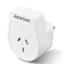 Jackson Outbound Slim Travel Adapter - UK & Hong Kong White