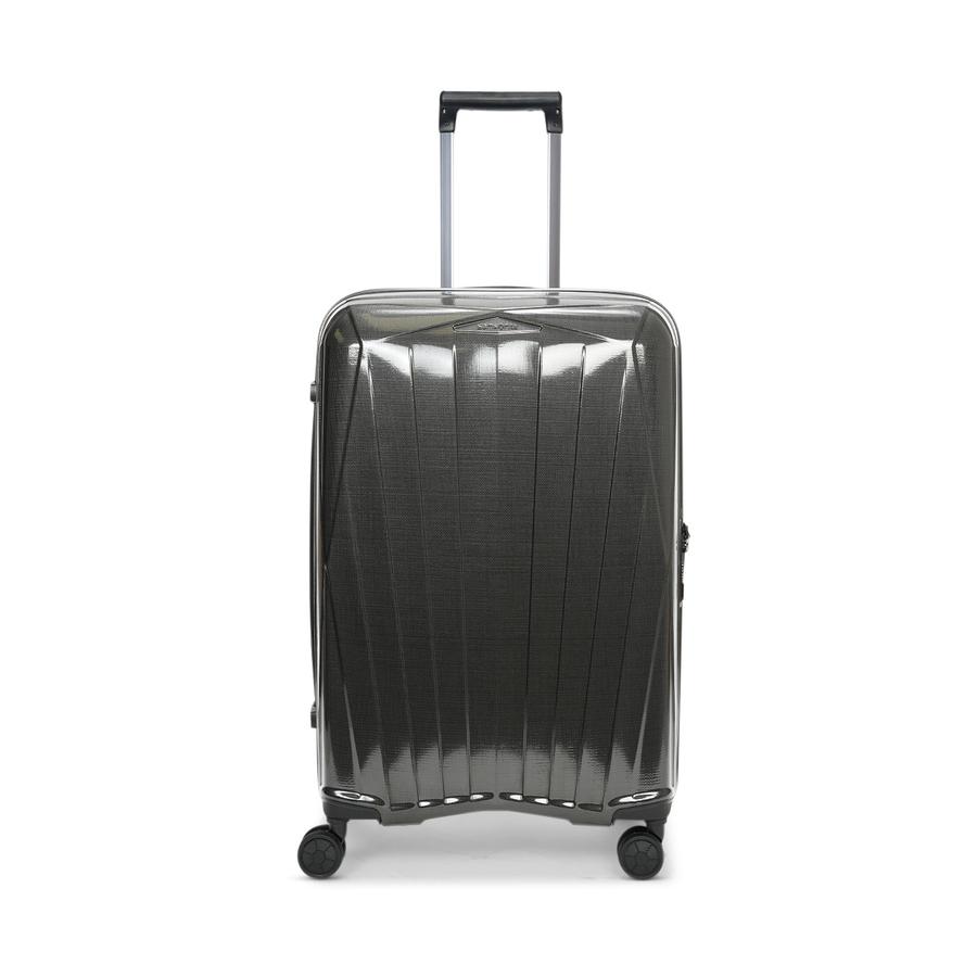Samsonite Major-Lite 69cm Hardside Checked Suitcase Black Black