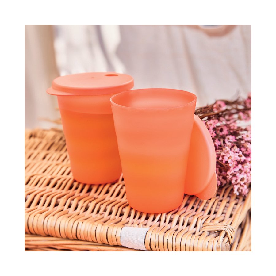 Tupperware Aloha Tumblers with Seals (Set of 2) Watermelon Watermelon
