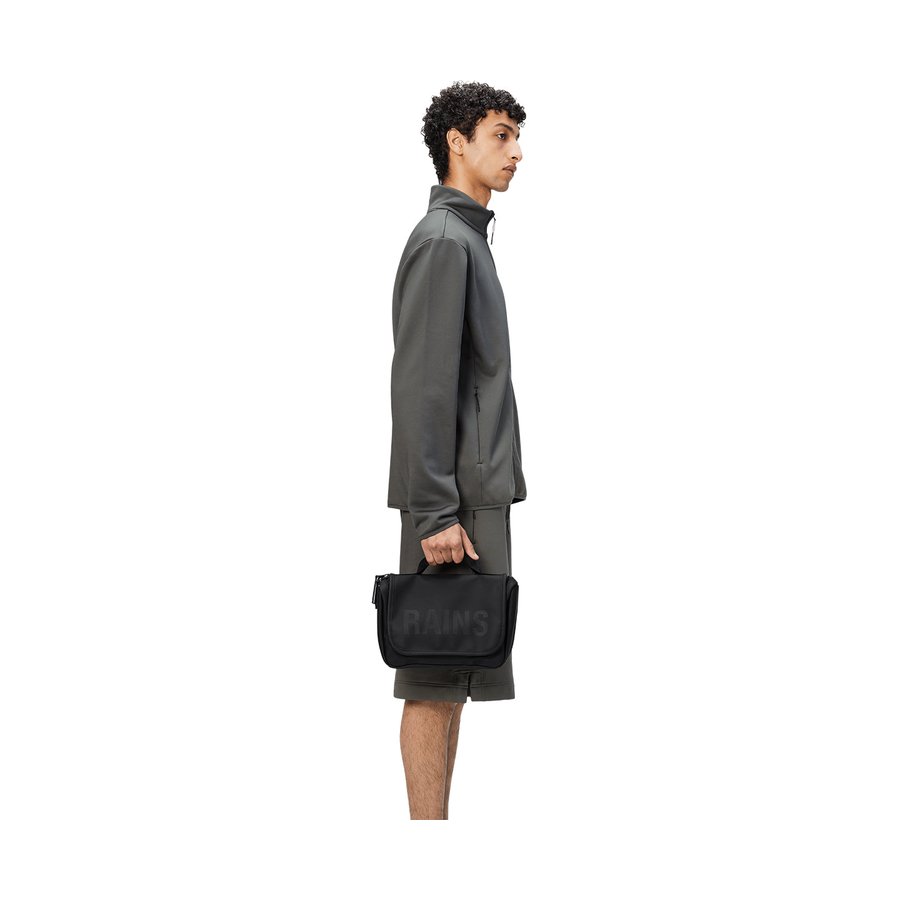 Rains Texel Wash Bag Black Black