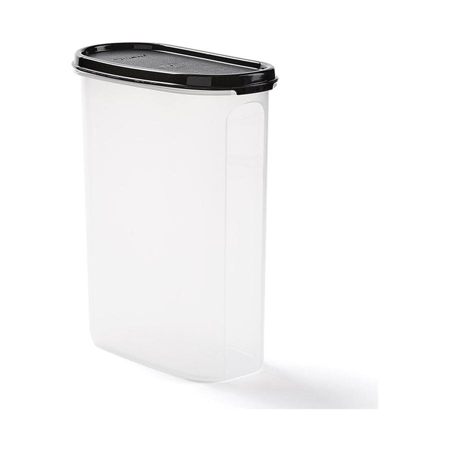 Tupperware Modular Mates Oval #4 Black Black