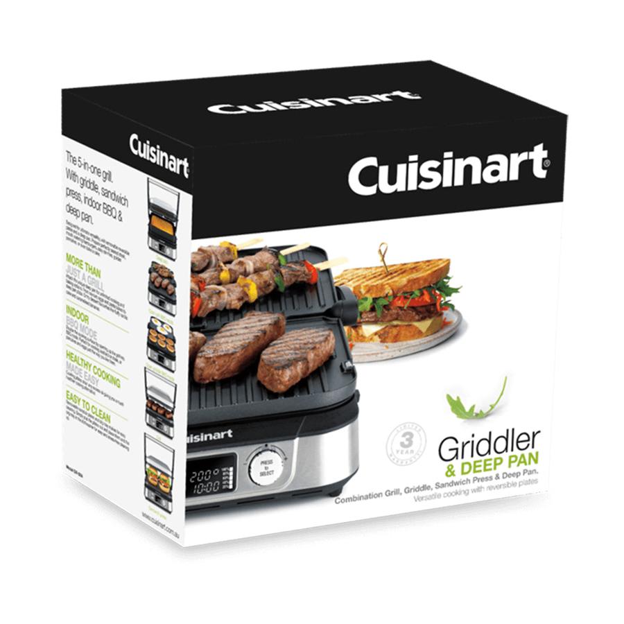 Cuisinart Griddler & Deep Pan Stainless Steel Stainless Steel