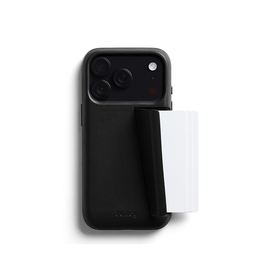 Bellroy iPhone 17 Pro Phone Case - 3 Card Black Black