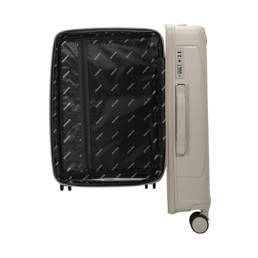 Nomad Quest 65cm Hardside Checked Suitcase Beige Beige