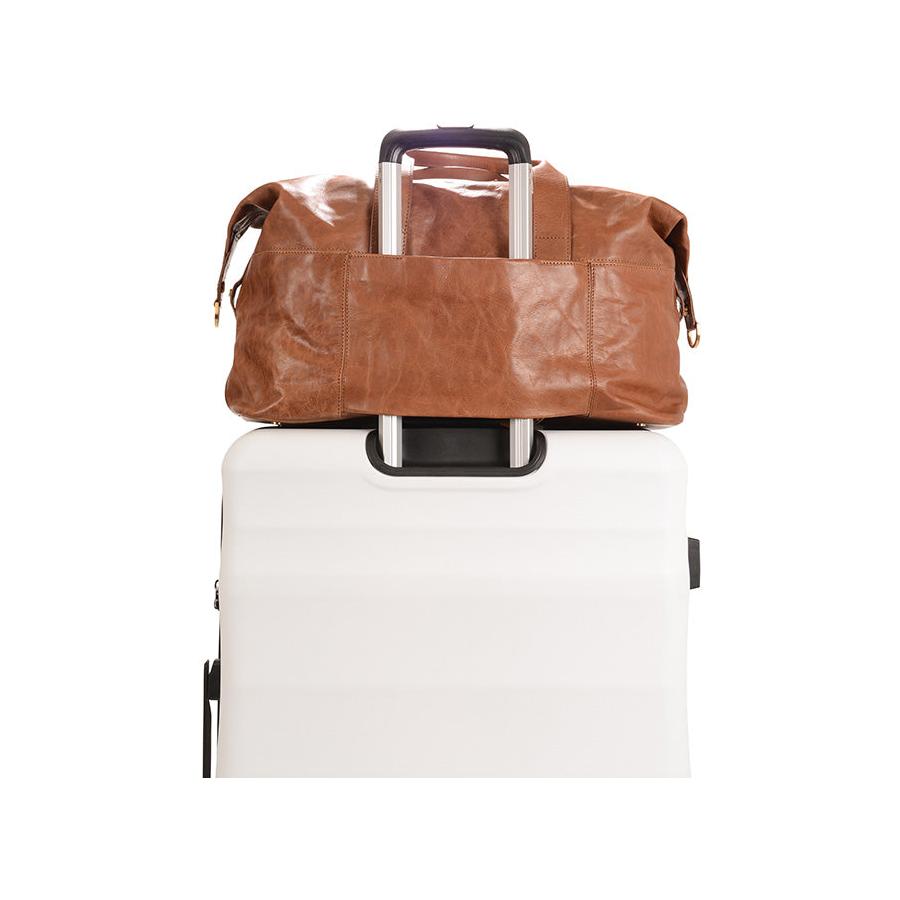Explorer Weekender Leather Duffle Tan Tan