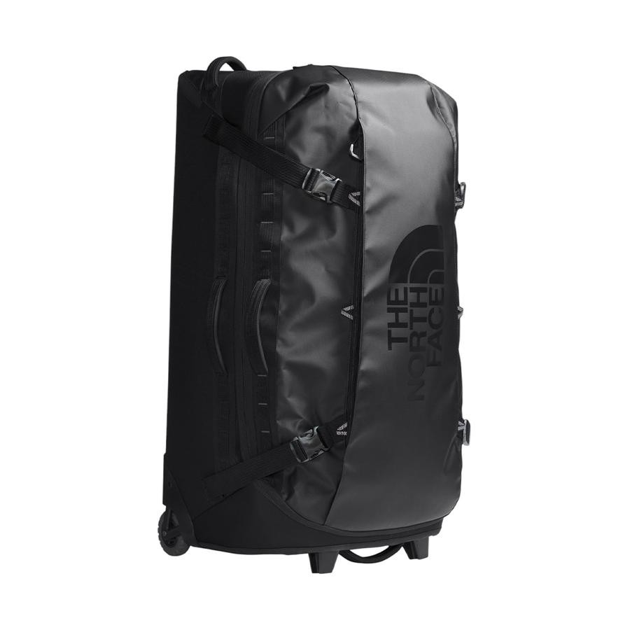 The North Face Base Camp Rolling Thunder 92cm Checked Suitcase Black Black