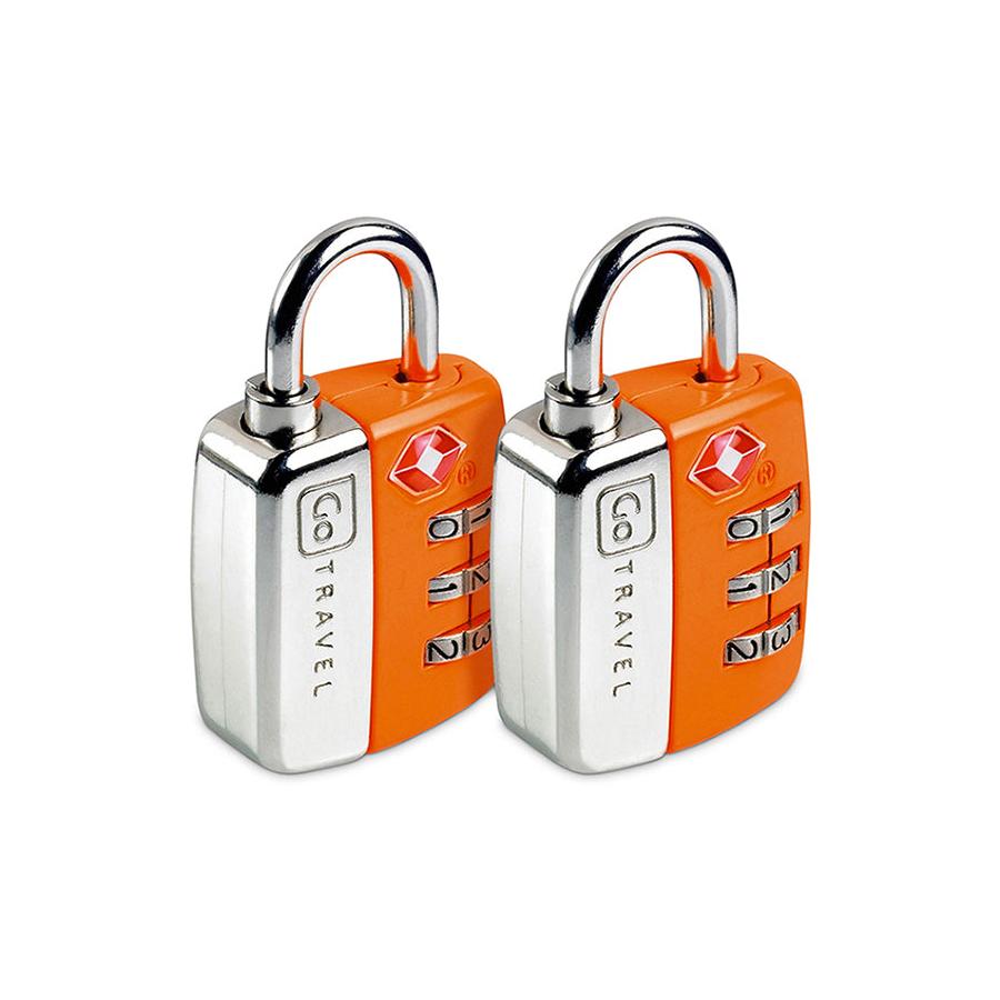 Go Travel Travel Twin Travel Sentry Lock Orange Orange