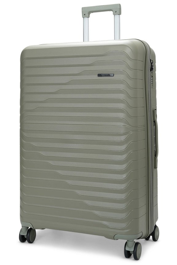 Caselite Summit 75cm Hardside Checked Suitcase Moss