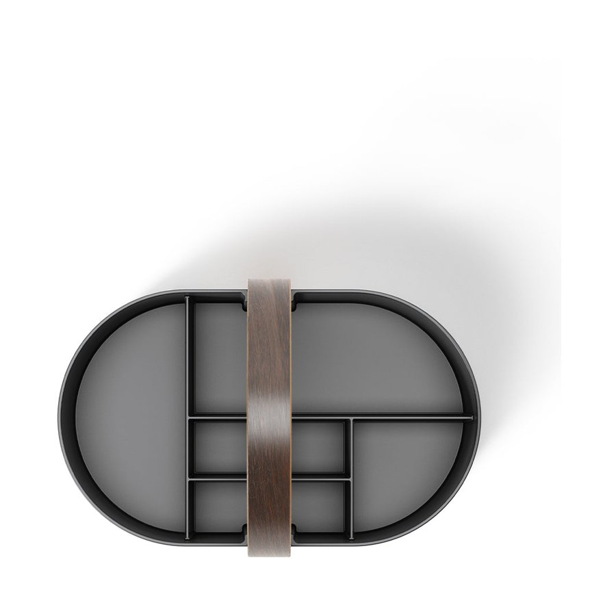 Umbra Bellwood Caddy Black/Walnut Black/Walnut