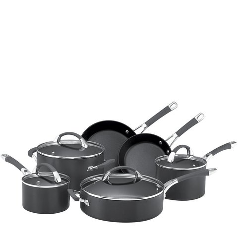 Anolon Endurance+ 6 Piece Cookware Set Black