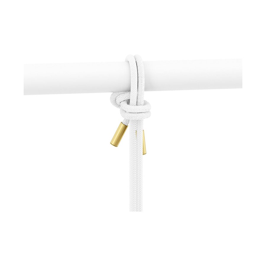 Umbra Triflora Hanging Planter (Set of 5) White/Brass White/Brass