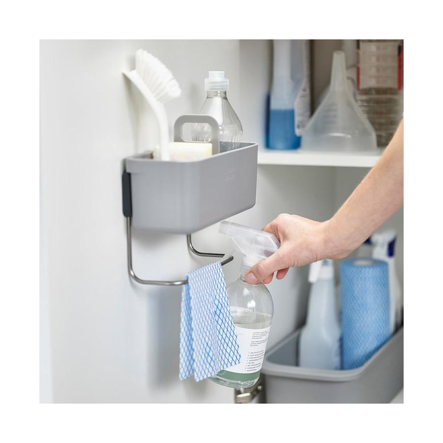 Joseph Joseph DoorStore In-Cupboard Sink Tidy Grey Grey