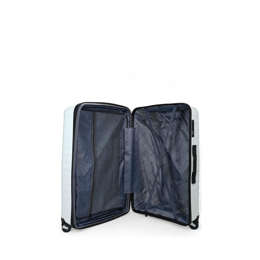 Nomad Aspire 75cm Hardside Checked Suitcase White White