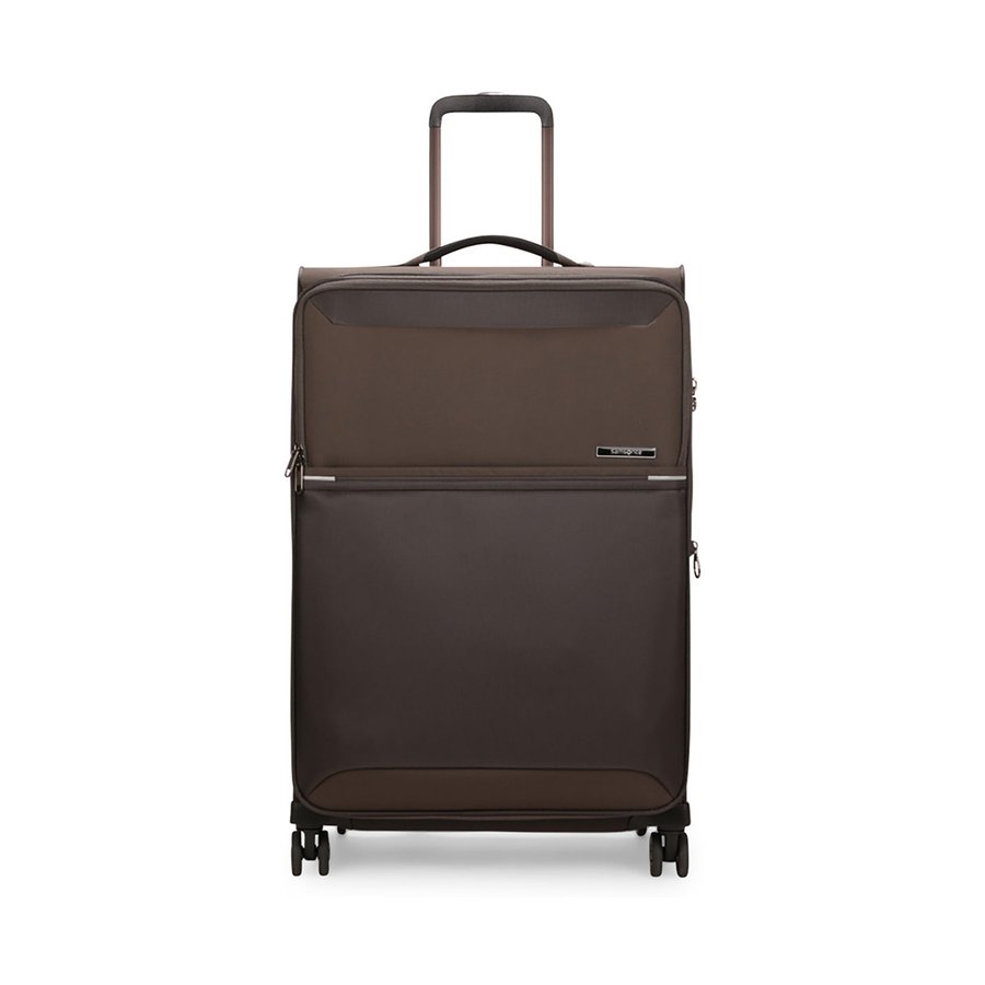 Samsonite 73H 71cm Softside Checked Suitcase Platinum Grey Platinum Grey