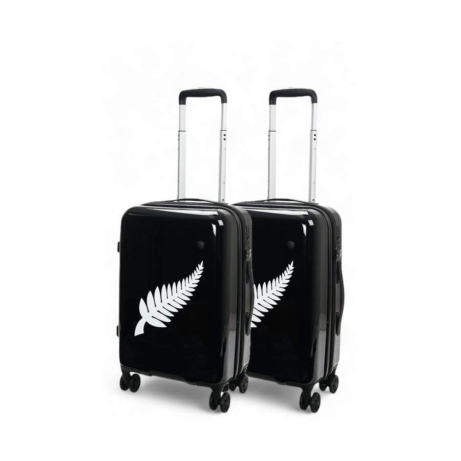 Caselite NZ Fern 56cm & 56cm Hardside Luggage Set Black Black