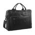 Pierre Cardin Sidney Rustic Leather 15" Laptop Bag Black