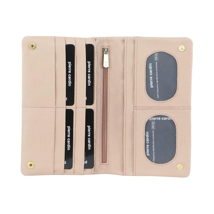Pierre Cardin Willow Women's Italian Leather RFID Wallet Blush Blush