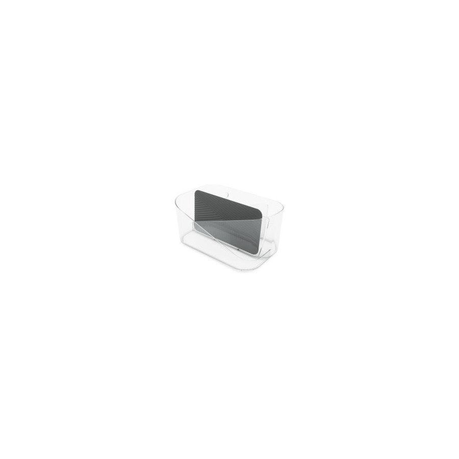 Umbra Glam Hair Tool Organiser Charcoal Clear Charcoal Clear