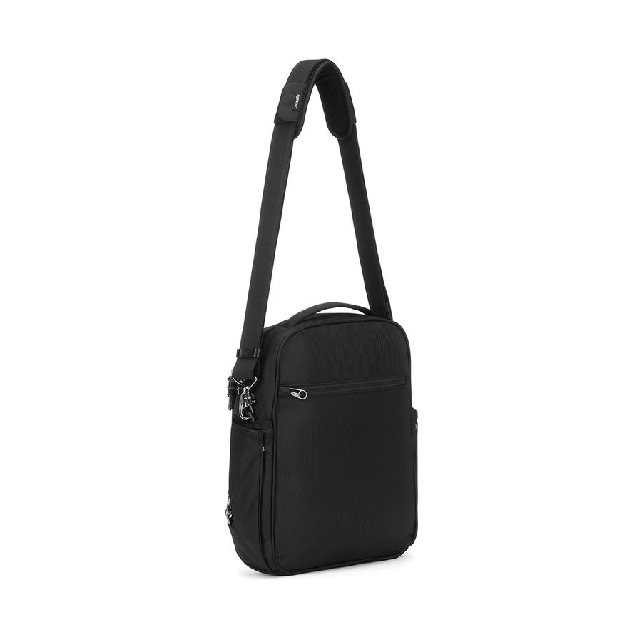 Pacsafe Metrosafe LS250 ECONYL Anti-Theft Recycled Crossbody Black Black