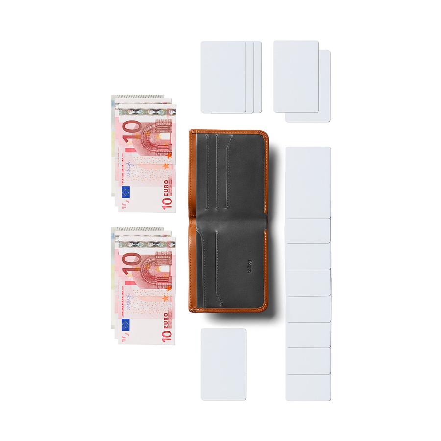 Bellroy RFID Hide & Seek HI Leather Wallet Caramel Caramel