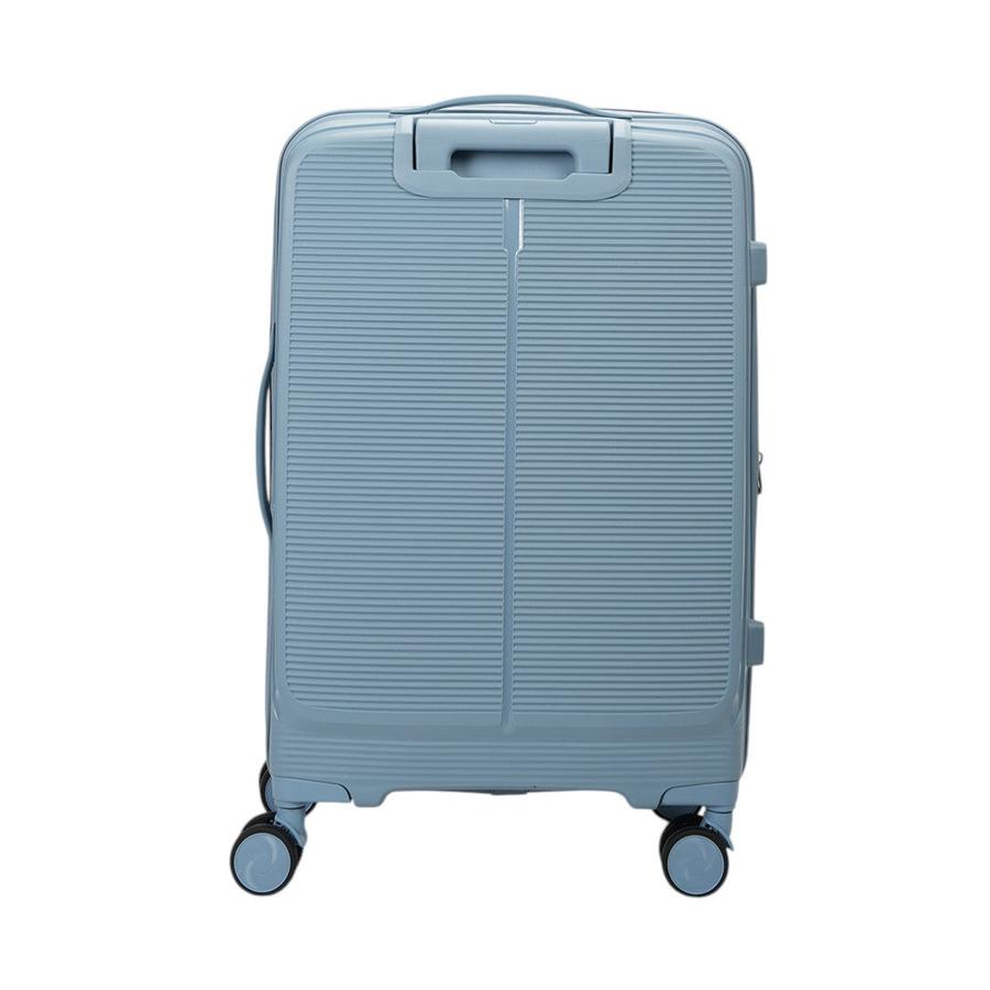 Caselite Venture 57cm & 66cm Top Open Hardside Luggage Set Grey Blue Grey Blue