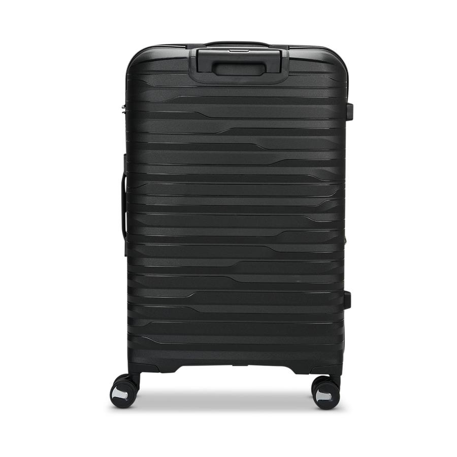 Nomad Discover 75cm Hardside Checked Suitcase Black Black