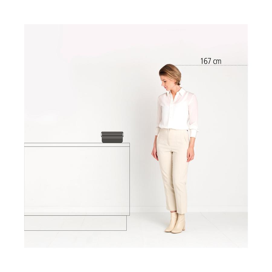 Brabantia Food Waste Caddy Dark Grey Dark Grey