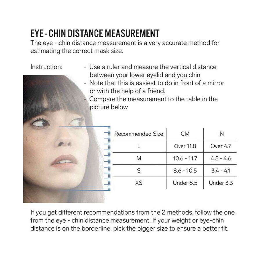 Airinum Lite Air KN95 Face Mask Storm Black Extra Small