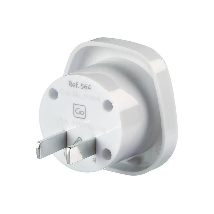Go Travel NZ & AUS  to Japan Travel Adapter White White